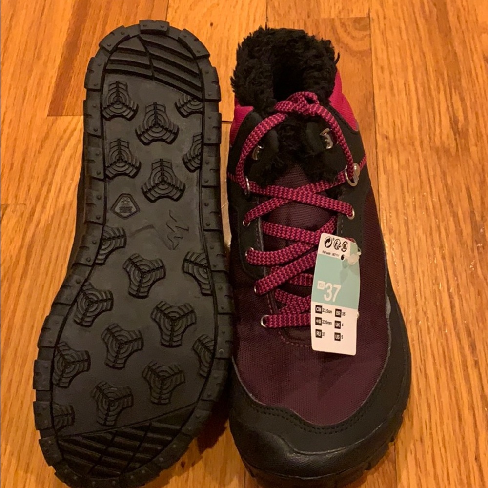 Quechua Mid SH100, Laced Snow Hiking Boots, Kids’